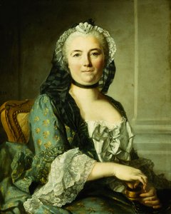 Portrait of a Lady, Seated, Half Length, with a Snuff Box