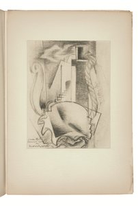 Page from Indicateur des chemins de cœur Paris, Editions Jeanne Bucher by Louis Marcoussis