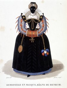 Portrait of Lady in Mask, second half of the 16th century. In 