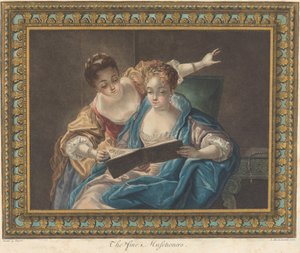 The Fine Musetioners, 1775 by Louis Marin Bonnet