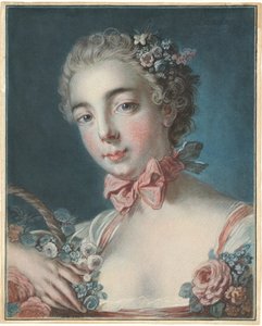 Head of Flora, 1769 by Louis Marin Bonnet