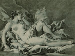 Venus Sleeping, After Francois Boucher by Louis Marin Bonnet