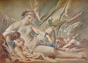 Venus and Cupid by Louis Marin Bonnet