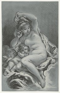 Venus and Cupid by Louis Marin Bonnet