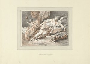 Venus Surprised by Cupid by Louis Marin Bonnet