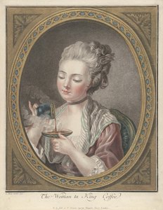 Woman Taking Coffee by Louis Marin Bonnet