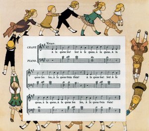 Score and Illustration of Child