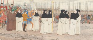 The Maid in Armor on Horseback (Joan of Arc series: III) by Louis Maurice Boutet de Monvel