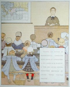 The Pupils of Mademoiselle Genseigne, illustration from 