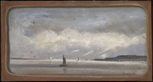 New York Harbor by Louis Michel Eilshemius
