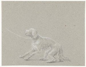 Dog on a Leash by Louis Moritz