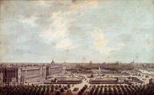 View of Place Louis XV (current Place de la Concorde in Paris)