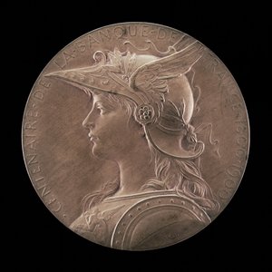 Centennial of the Bank of France, 1800-1900 [obverse], 1900 by Louis Oscar Roty