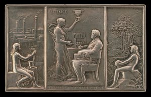 Charles Christofle, 1805-1863, Silversmith (obverse) by Louis Oscar Roty