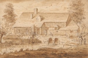 View near Aldenham, Herts by Louis Philippe Boitard