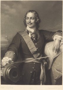 Peter the Great of Russia by Louis Pierre Henriquel after Paul Delaroche