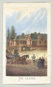 The Casino, from the series, Views in Central Park, New York, Part 3 by Louis Prang