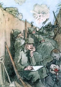 A Letter from the German Trenches by Louis Raemaekers