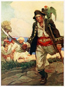 Frontispiece from Treasure Island