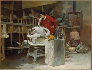 The Animal Sculptor by Louis Robert Carrier Belleuse
