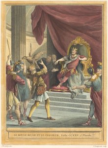 The King, the Kite, and the Hunter by Louis Simon Lempereur after Jean Baptiste Oudry
