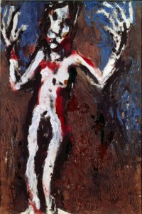 Figure with Arms Raised