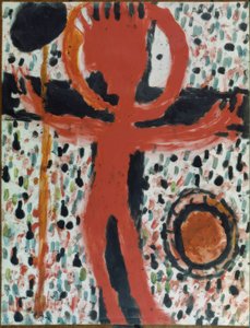 A Christ of Glass. 1939 by Louis Soutter