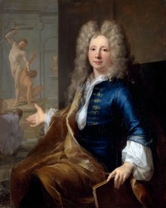 Portrait of Louis Boullogne the Younger by Louis Tocqué