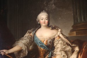 Portrait of the Empress Elizabeth Petrovna by Louis Tocqué