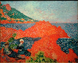 The Red Rocks at Agay by Louis Valtat
