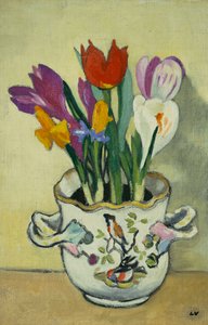 Vase of Flowers by Louis Valtat