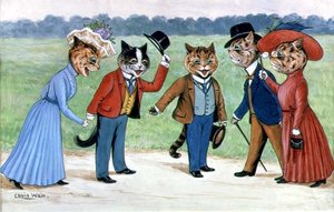 Promenading Cats