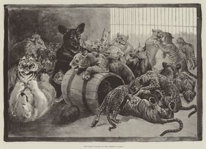 The Happy Family at the Crystal Palace by Louis Wain