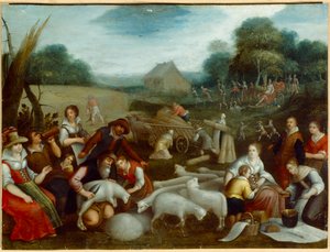 Summer by Louis de (circle of) Caullery