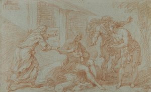 Socrates Taking the Poison Cup by Louis de Boullogne the Younger