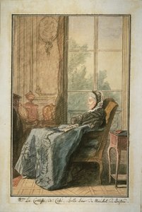 The Comtesse de Cossé in a Salon by Louis de Carmontelle