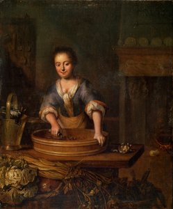 A Cook, Dutch Painting of 18th Century