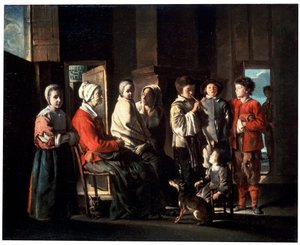 The Visit to the Grandmother by Louis le Nain
