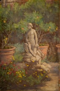 Fountain in a Garden, Cairate, Lombardy, 1875-1877