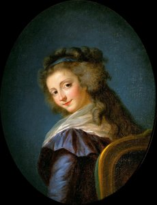 Portrait of Adélaïde de la Briche by Elisabeth Louise Vigee Lebrun