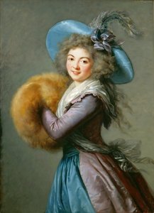 Portrait of Madame Molé-Raymond by Elisabeth Louise Vigee Lebrun