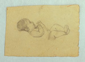 Study of a Baby by Louise Howland King Cox