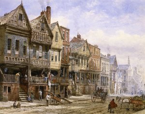 Watergate Street, Chester, Looking West