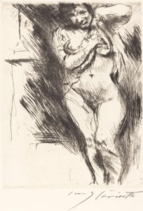 Woman Undressing, 1921
