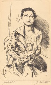 Anneliese Halbe by Lovis Corinth
