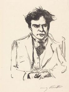 Portrait of Joseph Schwarz by Lovis Corinth