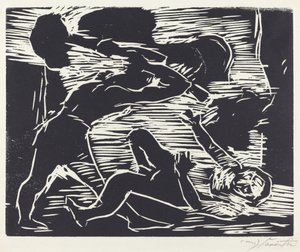 Cain and Abel by Lovis Corinth