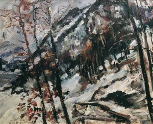The Herzogstand at Walchensee in the Snow