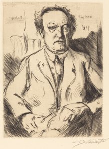 Gerhart Hauptmann by Lovis Corinth