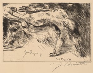 Burial, 1921-1922 by Lovis Corinth